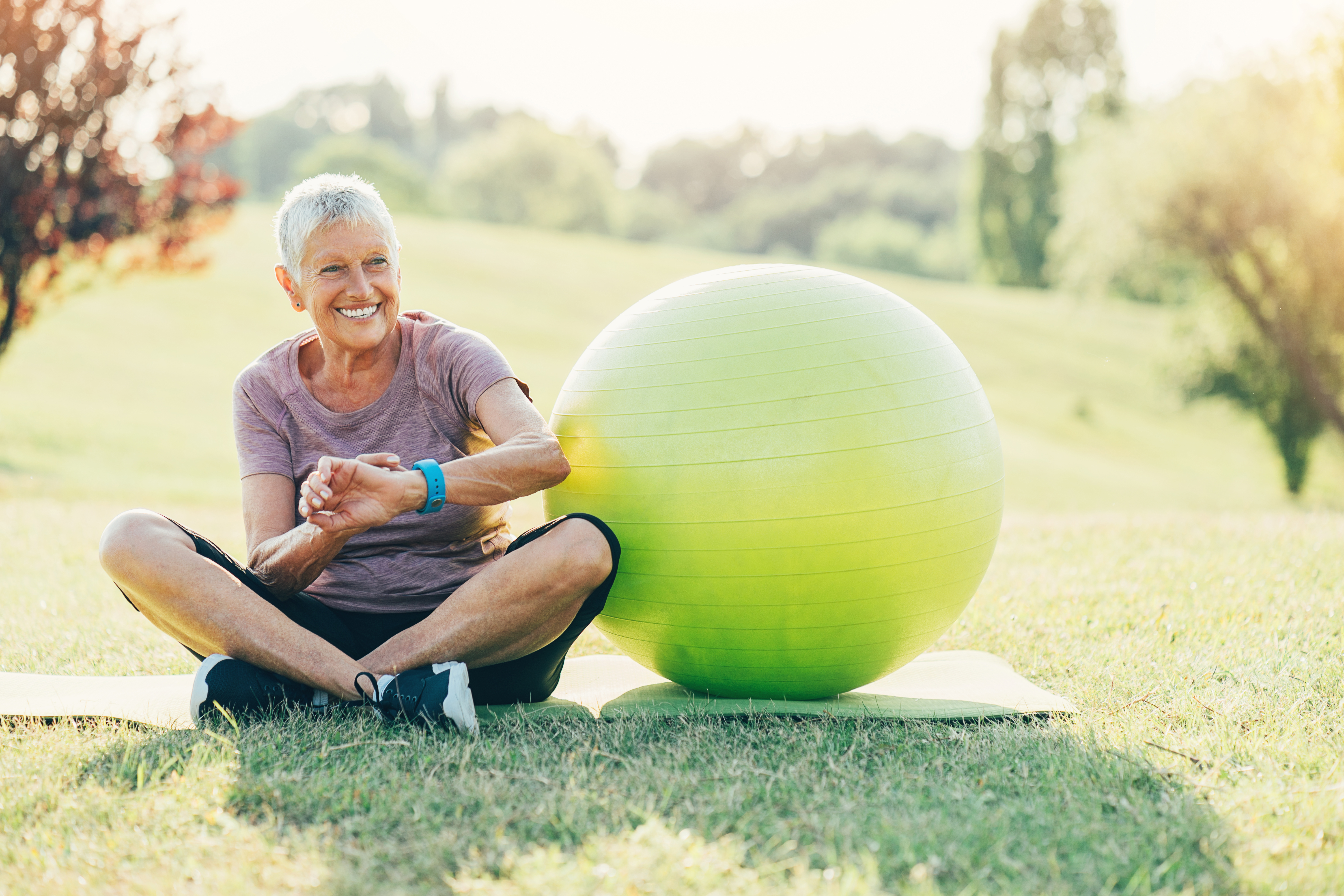 Core Exercises Seniors: Over 16 Royalty-Free Licensable Stock