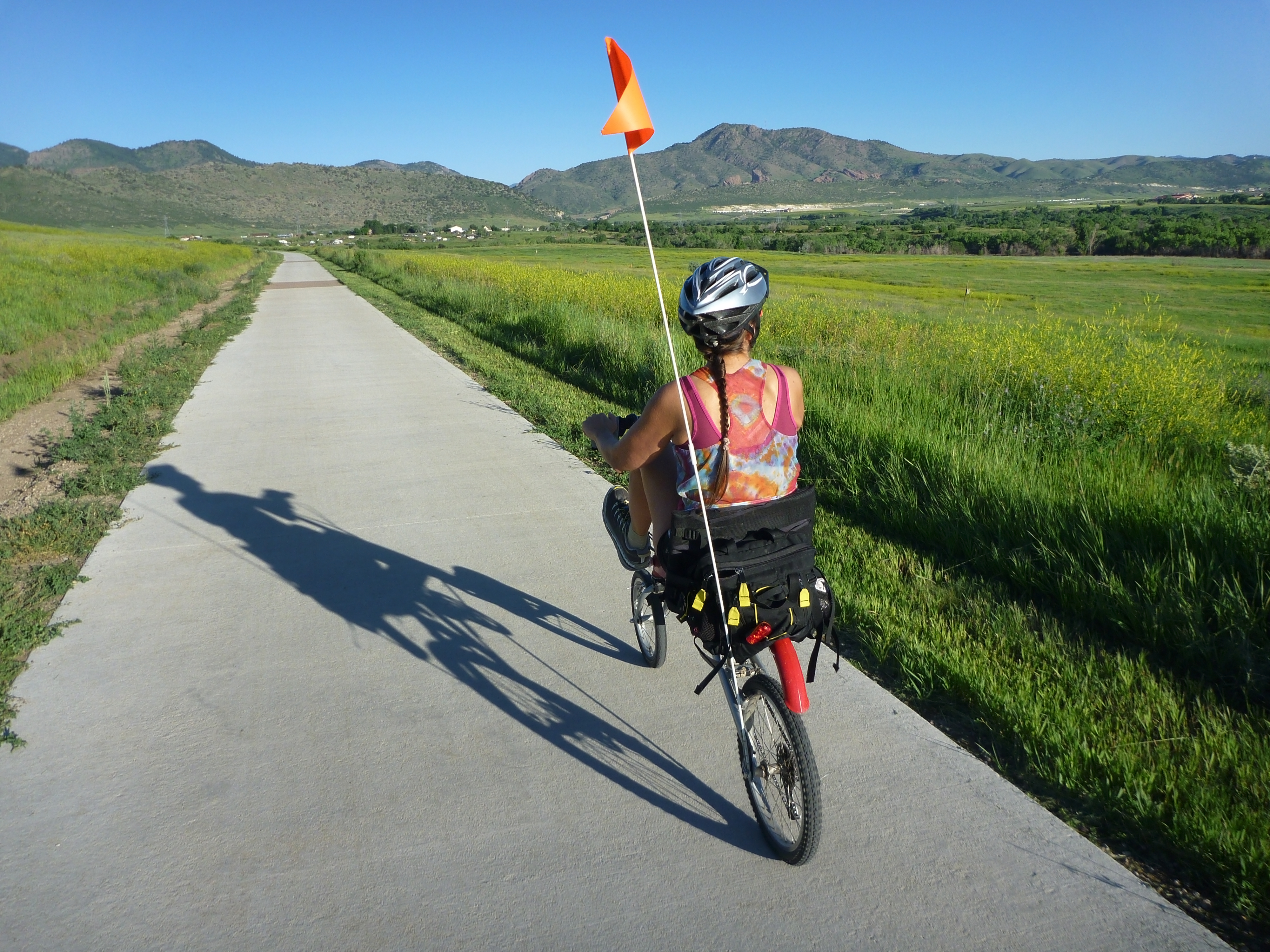 Recumbent outlet bike glutes