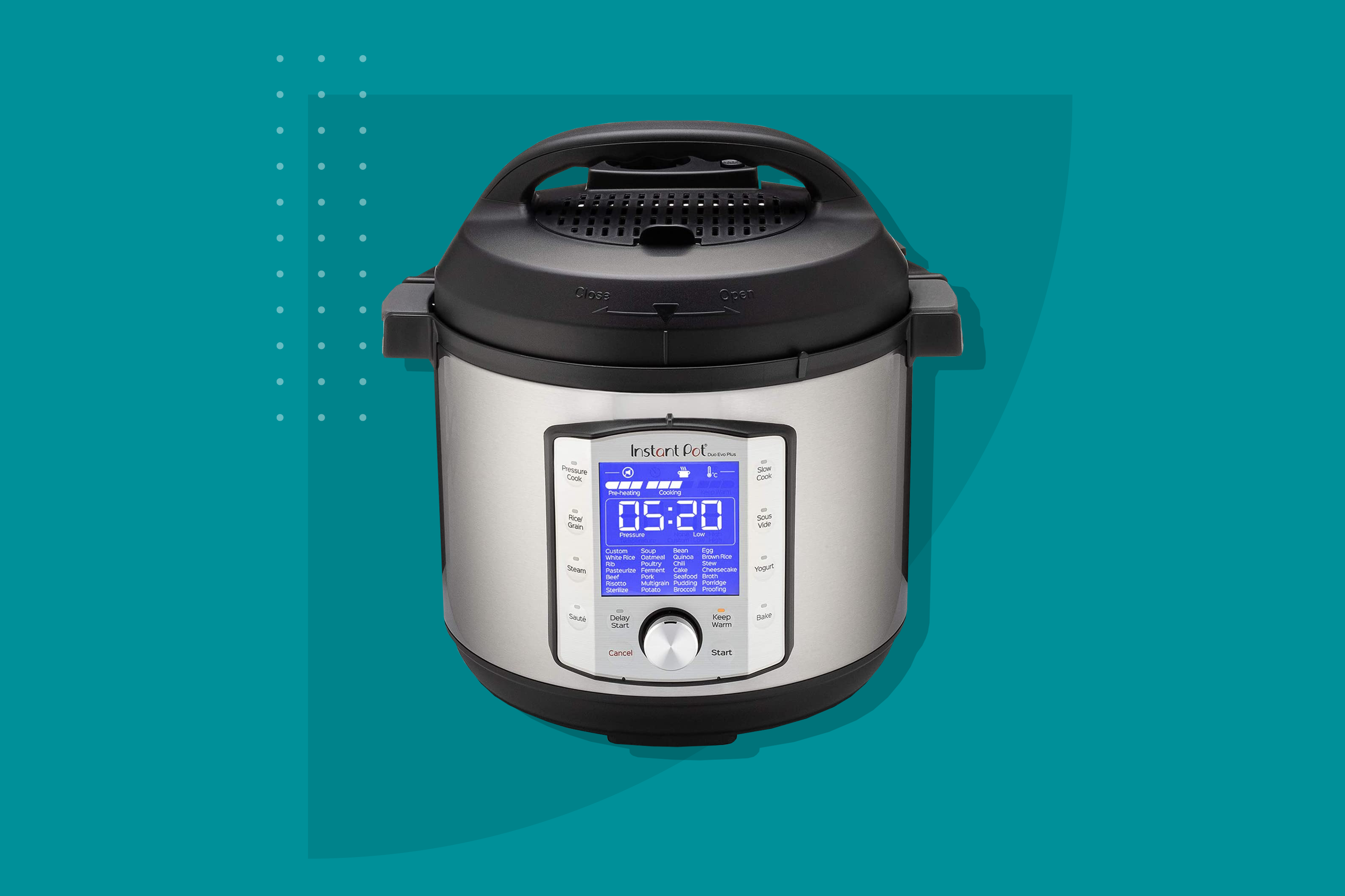 Instant Pot DUO Plus60 9-in-1 Electric Pressure Cooker - Stainless 6 Quart