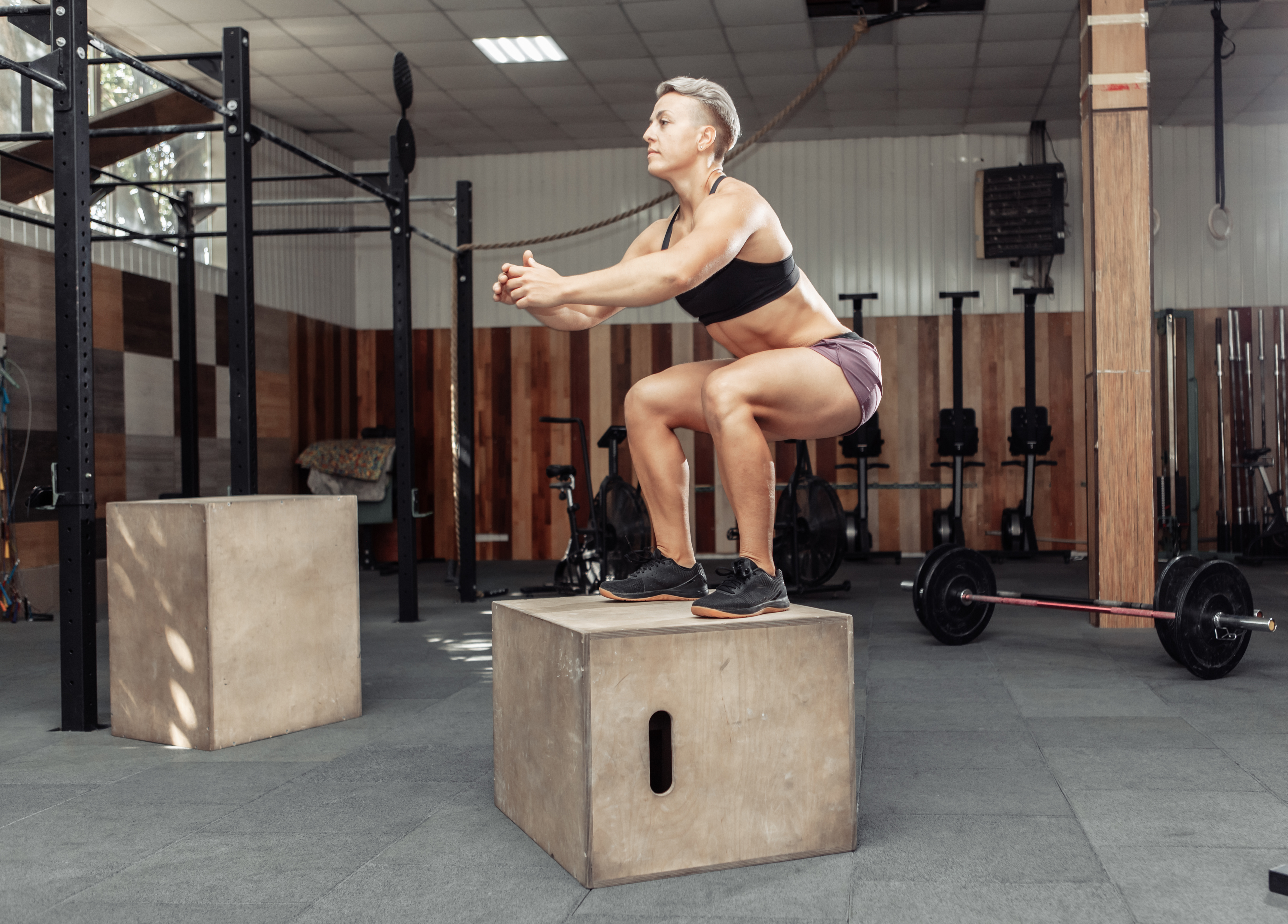 box jumps