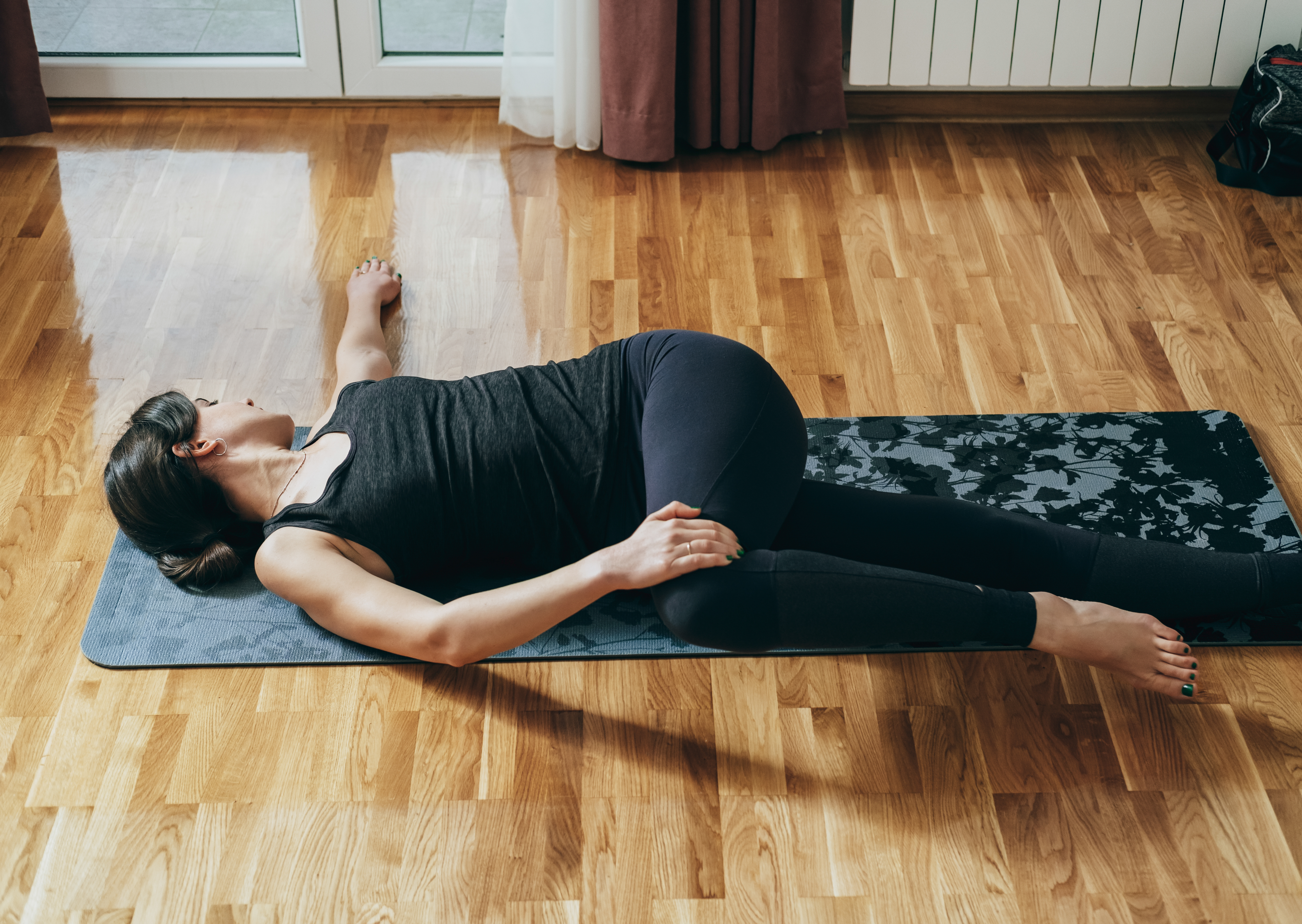 Restorative Yoga With One Bolster - 5 Relaxing Poses 