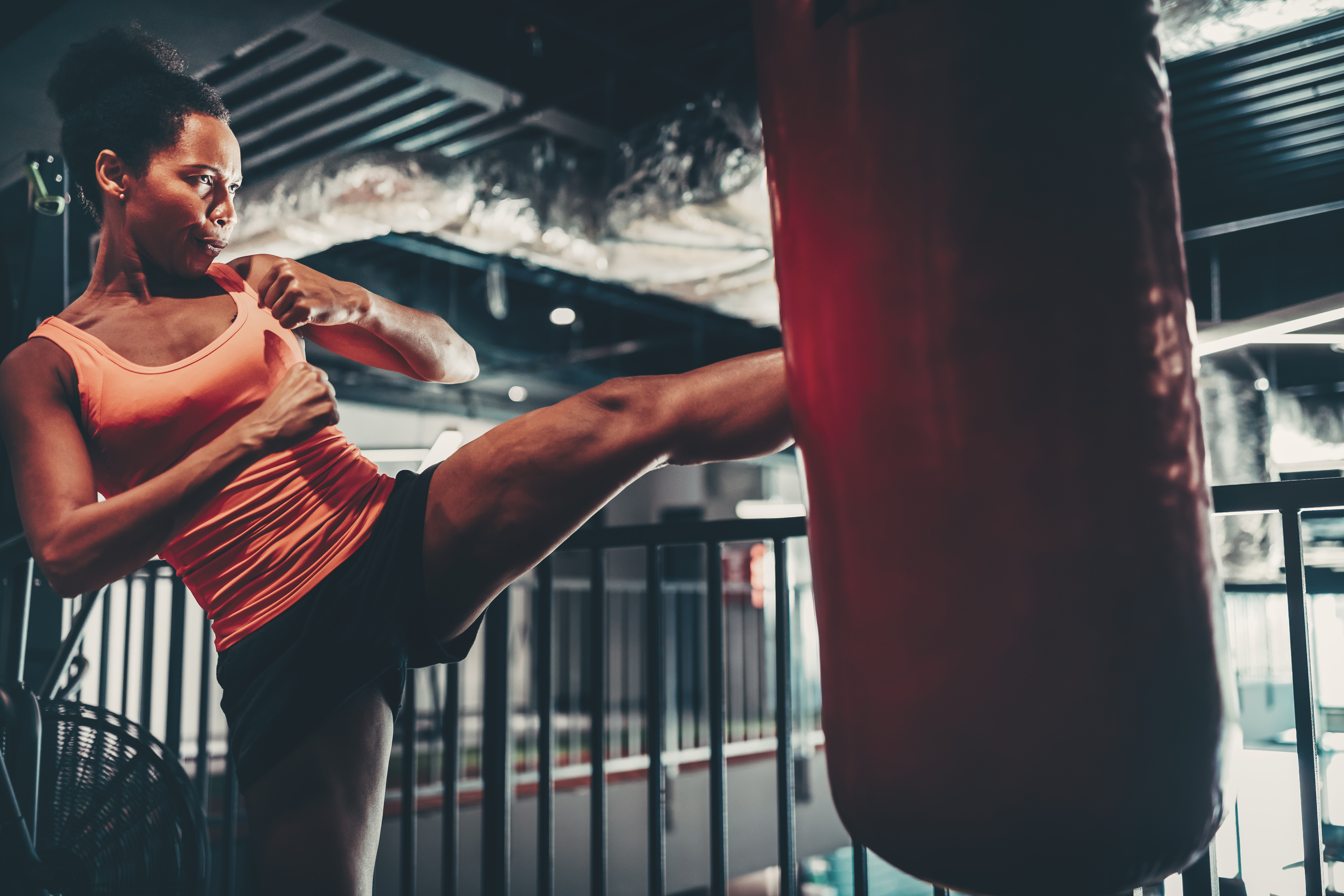 Punching bag discount practice at home