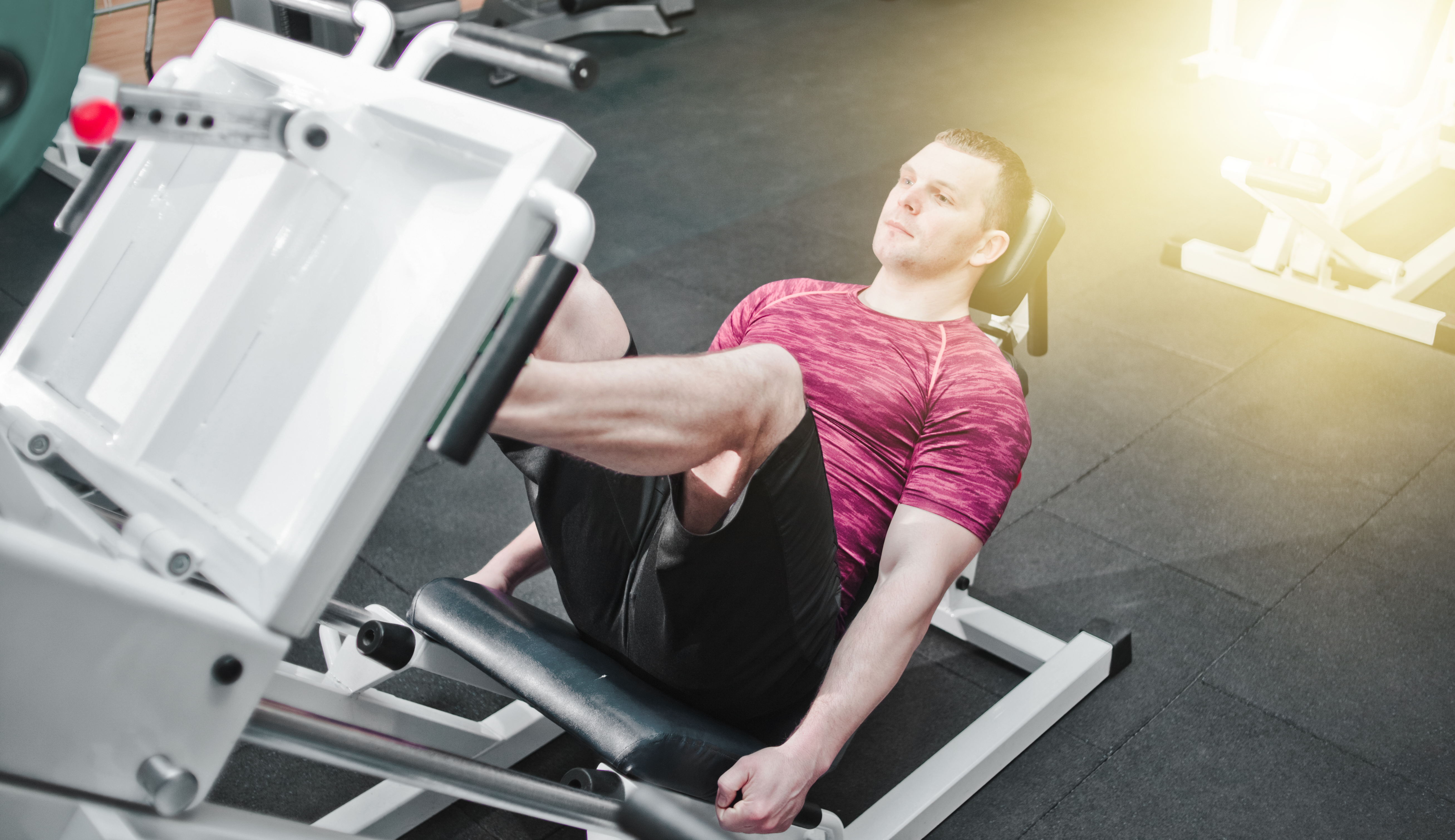 How to use online the leg press machine