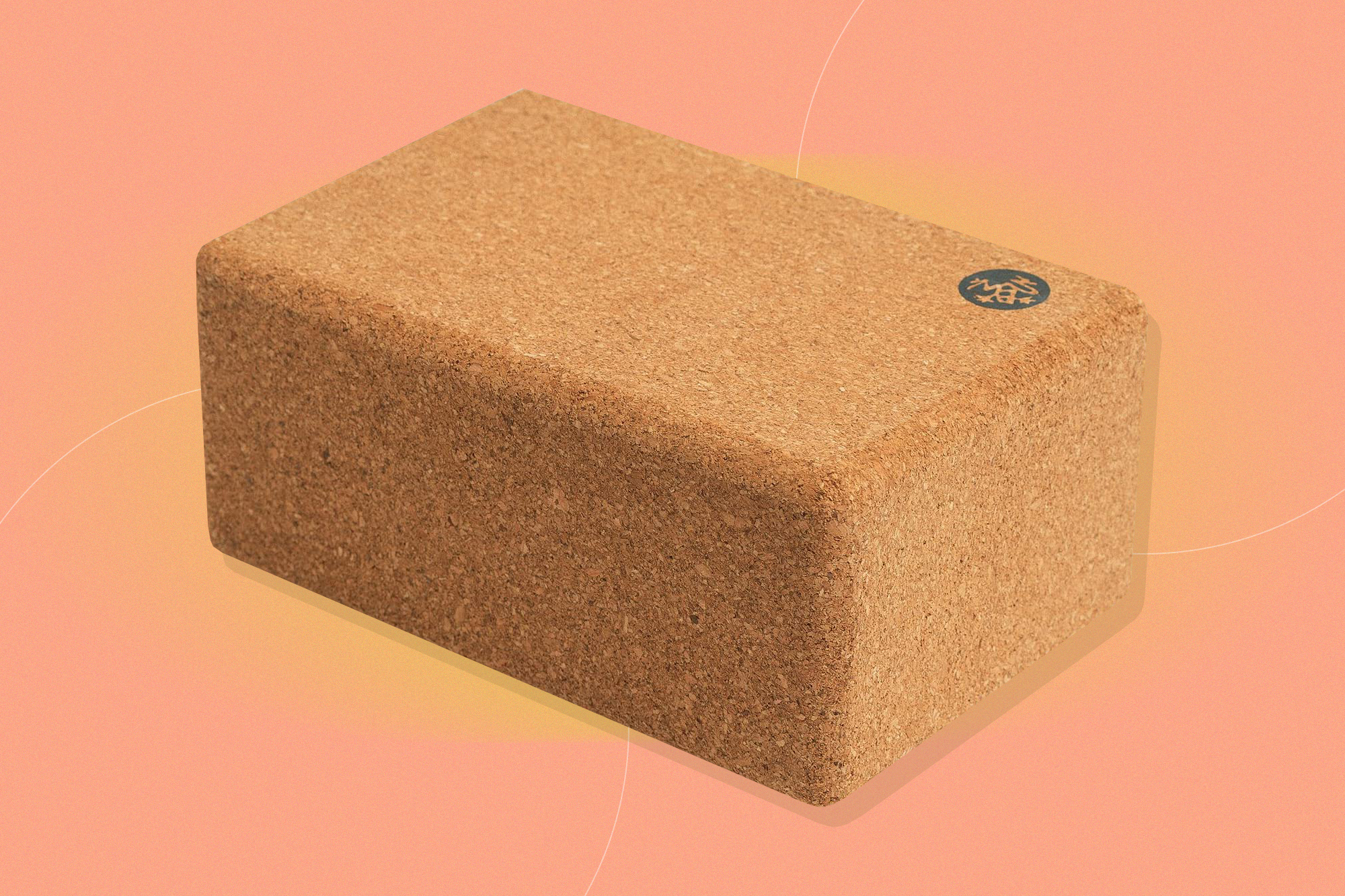 Trideer Cork Yoga Blocks, 2 Pack Natural Cork Block, High Density