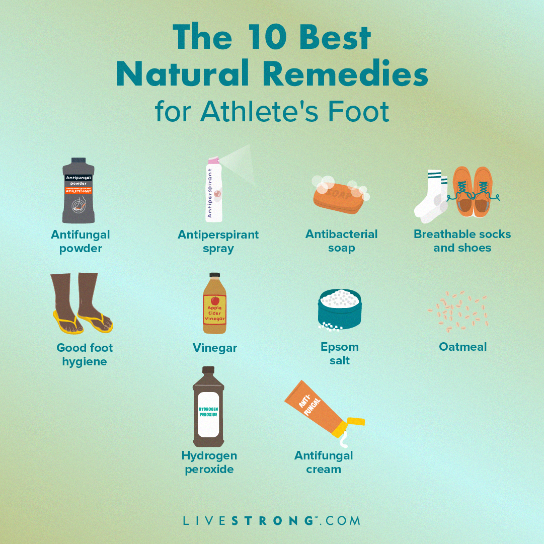 The 10 Best Natural Remedies for Athlete's Foot