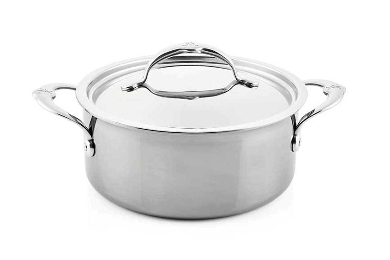 Nutrichef Commercial Grade Heavy Duty 8 Quart Stainless Steel Stock Pot  With Riveted Ergonomic Handles And Clear Tempered Glass Lid : Target