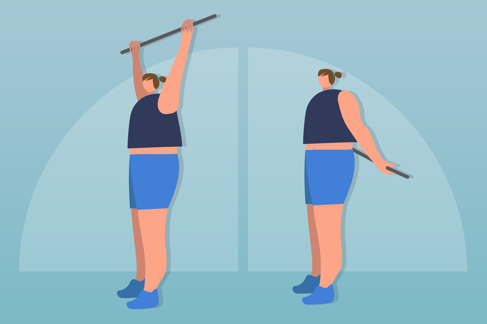 Shoulder Exercises: Around-the-worlds 
