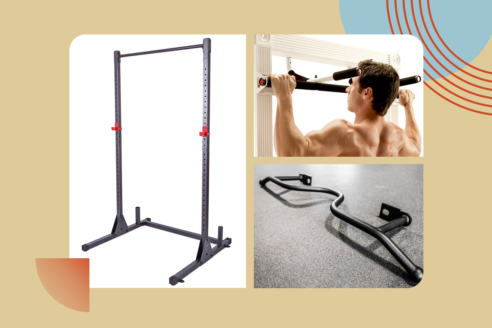DIY Pull Up Bars - Stud Bar - Ceiling or Wall Mounted Pull-up Bar