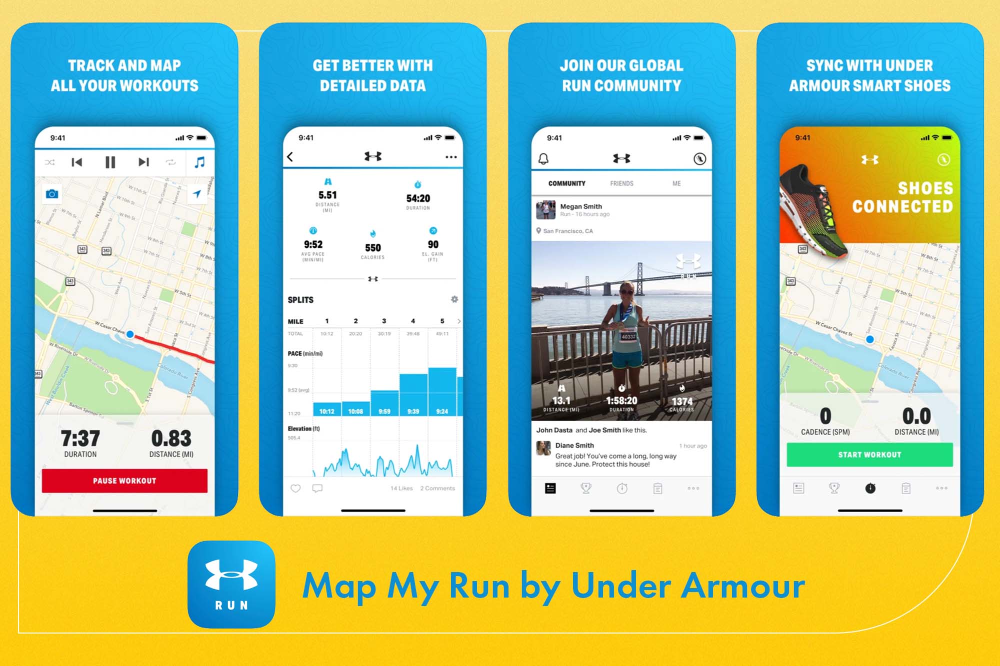 Under armor store running app