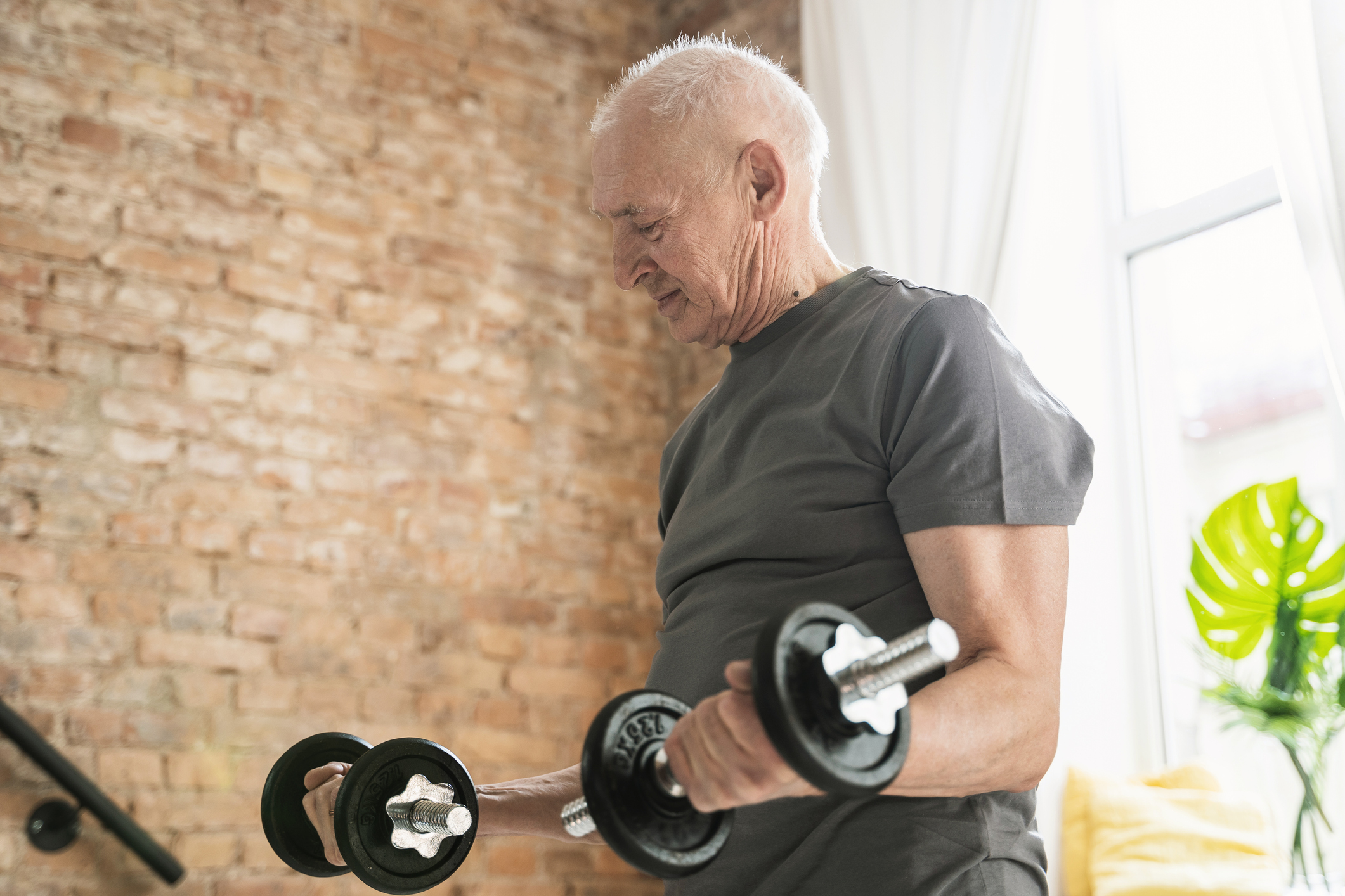 10min Standing Strength Weights Workout for Older Adults & Seniors at home  (low intensity) 
