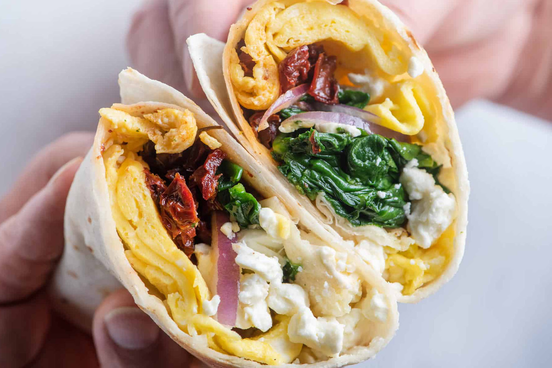 5+ Healthy Breakfast Wrap & Burrito Recipes