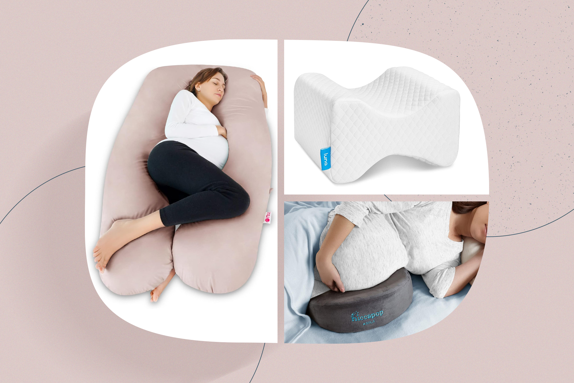Memory Foam Sleeping Pillow for Lower Back Pain Orthopedic Lumbar Support  Cushion Side Sleepers Pregnancy Maternity Bed Pillows