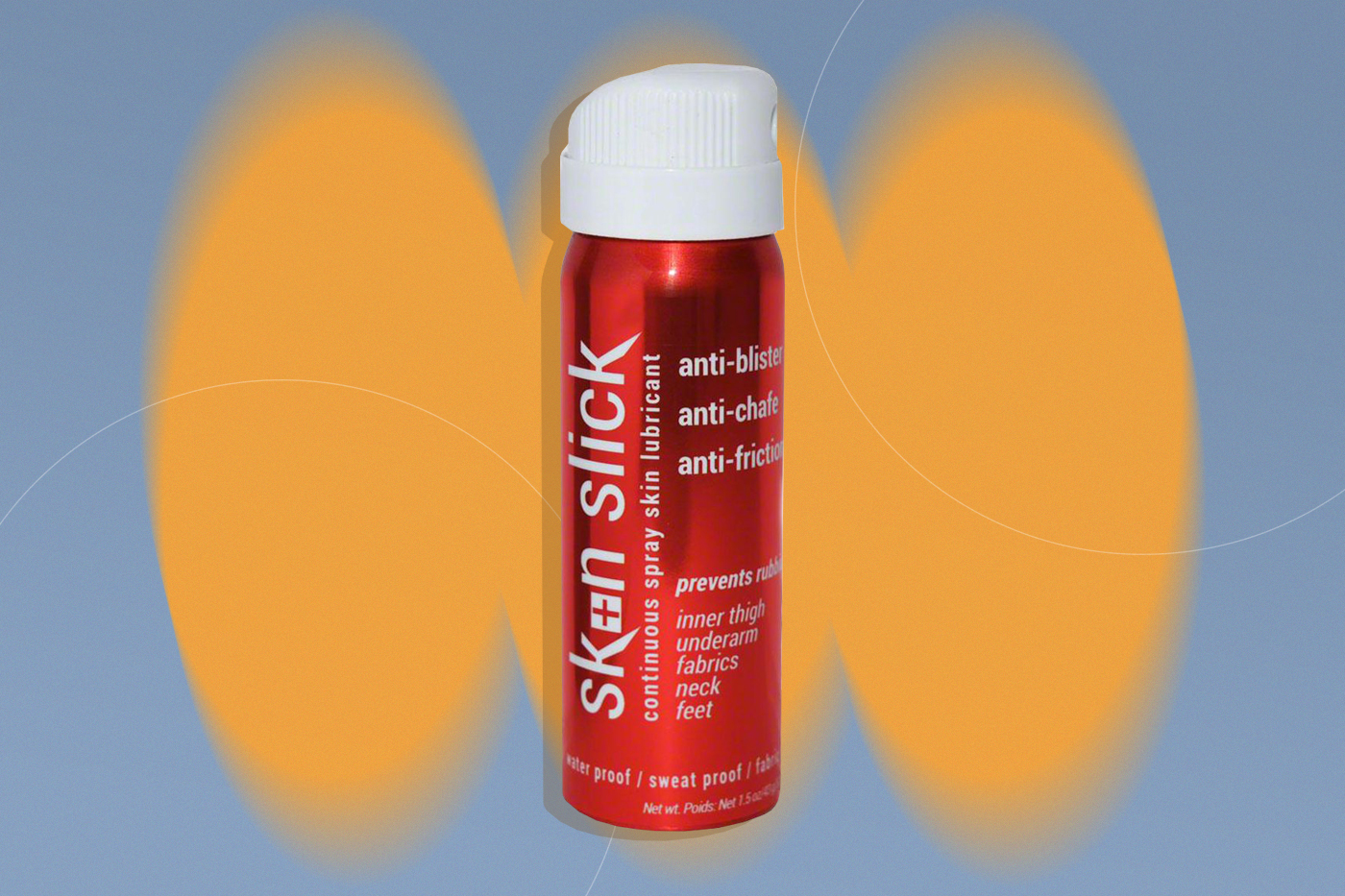 SKIN SLICK Anti-Chafe Continuous Spray Skin Lubricant Body Friction  Protection : : Health & Personal Care