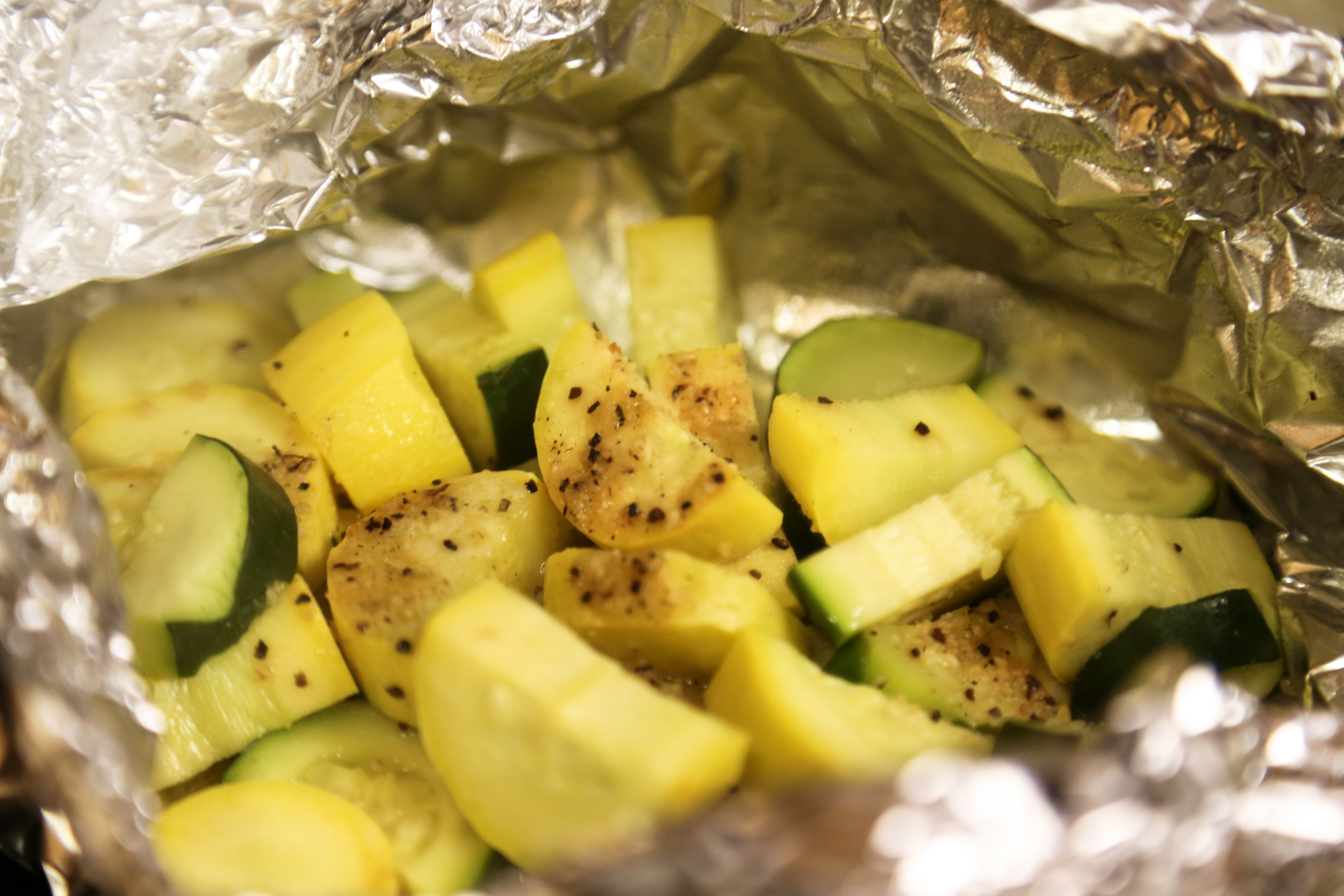 Zucchini on the grill deals in foil