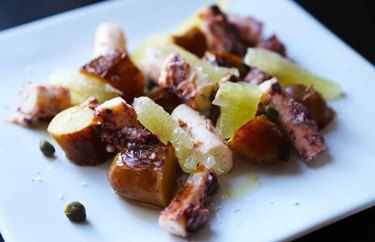 Slow Cooker Octopus, Lemon & Potatoes Mediterranean Diet Slow Cooker Recipes