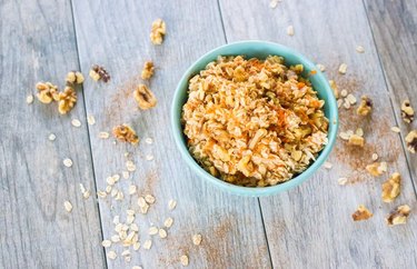 high fiber lunches Carrot Cake Oatmeal