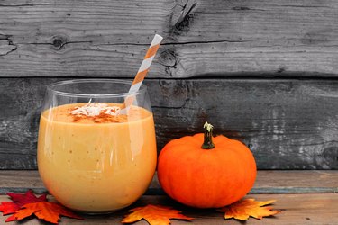 Fall pumpkin smoothie