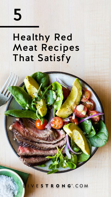 Healthy red meat recipes that satisfy graphic