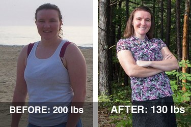 Brittany’s before-and-after photos