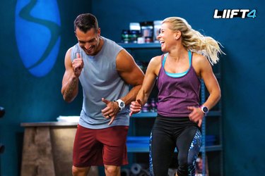 Joel Freeman leads a LIIFT4 online video workout