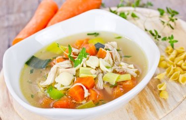 Healthy comfort food recipes Feel Better Chicken Soup