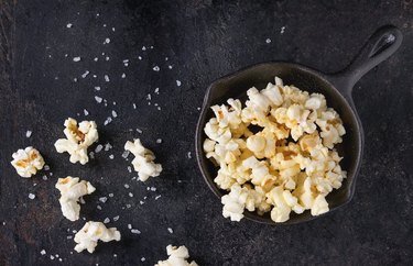 Popcorn Snack Mix healthy late night snacks