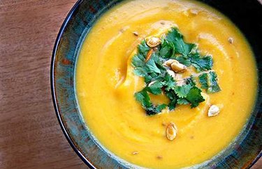 High-Protein Coconut Curry Pumpkin low carb soup