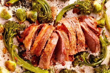 Chopped Pork Loin with Wild Rice, Sweet Potato and Shredded Brussels Sprouts Brussels Sprouts Recipes