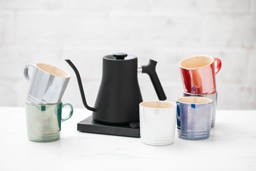 fellow kettle and le creuset mugs