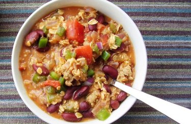 Stewed Cajun Turkey, Red Beans and Oats Mood Lifting Recipe