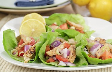 Roasted Chicken Lettuce Wrap weight loss recipes