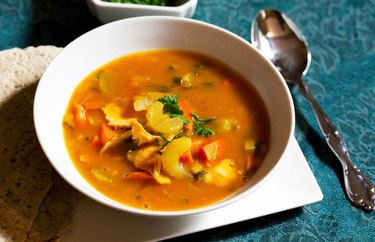 Turkey Pumpkin Soup Healthy Thanksgiving Leftover Recipe