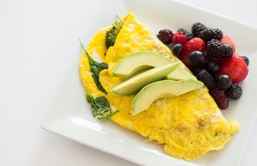 filling breakfast recipes Lean Green Omelette