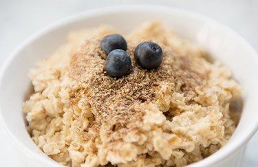 high protein hot oatmeal recipes Flaxseed Oatmeal