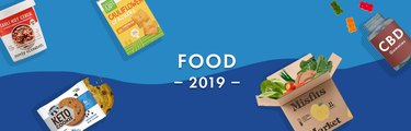 Illustration of top food trends of 2019