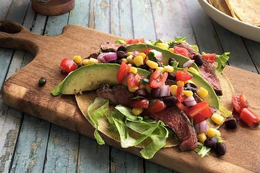 Grass-Fed Steak Tacos with Cowgirl Salsa