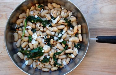 Italian White Beans and Spinach Canned Bean Recipe