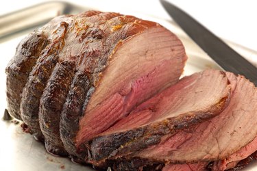 A slow cooker sirloin tip roast