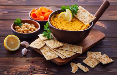 healthy snacks for low blood sugar Roasted Carrot Hummus