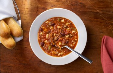 Pasta a Fagioli at Olive Garden.