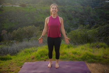 1. Mountain Pose (Tadasana)