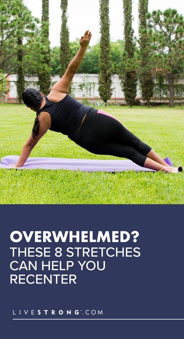 8 Stretches to Help You Recenter Graphic