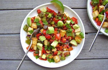 Tex-Mex Vegan Breakfast Hash Low-carb Vegan Breakfast Recipes