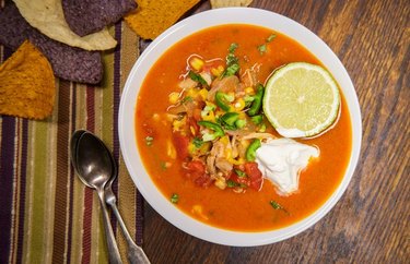 Vegan Mexican Tortilla Soup recipe