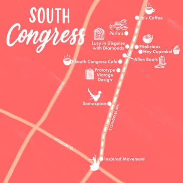 South Congress map