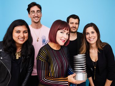 Shambhavi Punja, Eli Sabah, Radu Bulai, Kali Acerra and Jess Barron receive Webby Award
