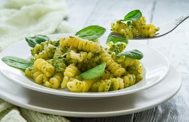 Power Pesto Pasta Salad as an example of Weight Watchers dinner recipes