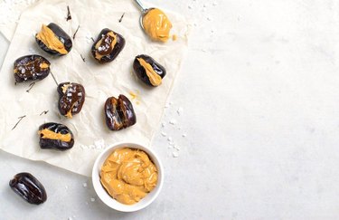 Almond Butter-Stuffed Dates