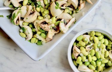 Edamame Mushroom Salad recipe