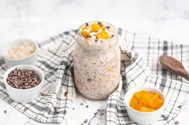 Peach Overnight Oats recipe